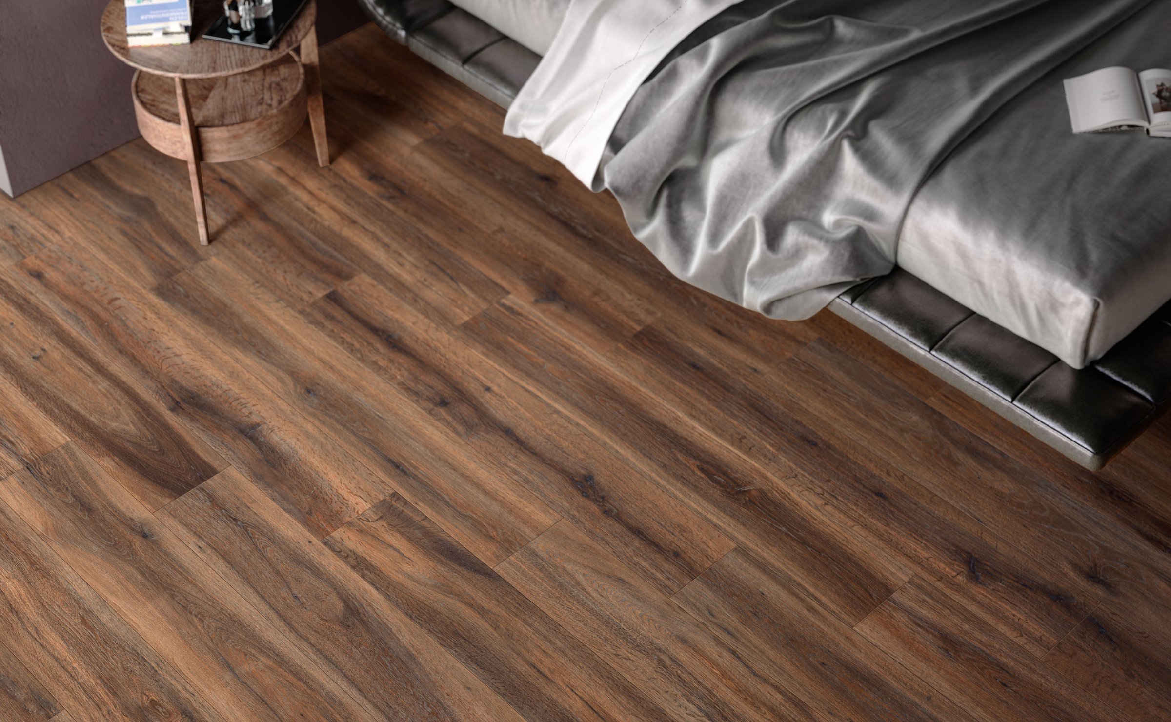 Barkwood: wood effect stoneware flooring