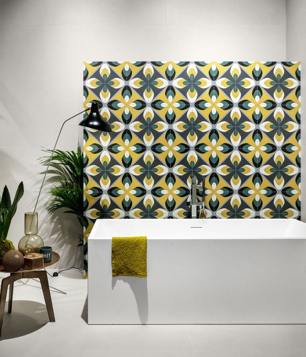 Fun: piastrelle cementine colorate
