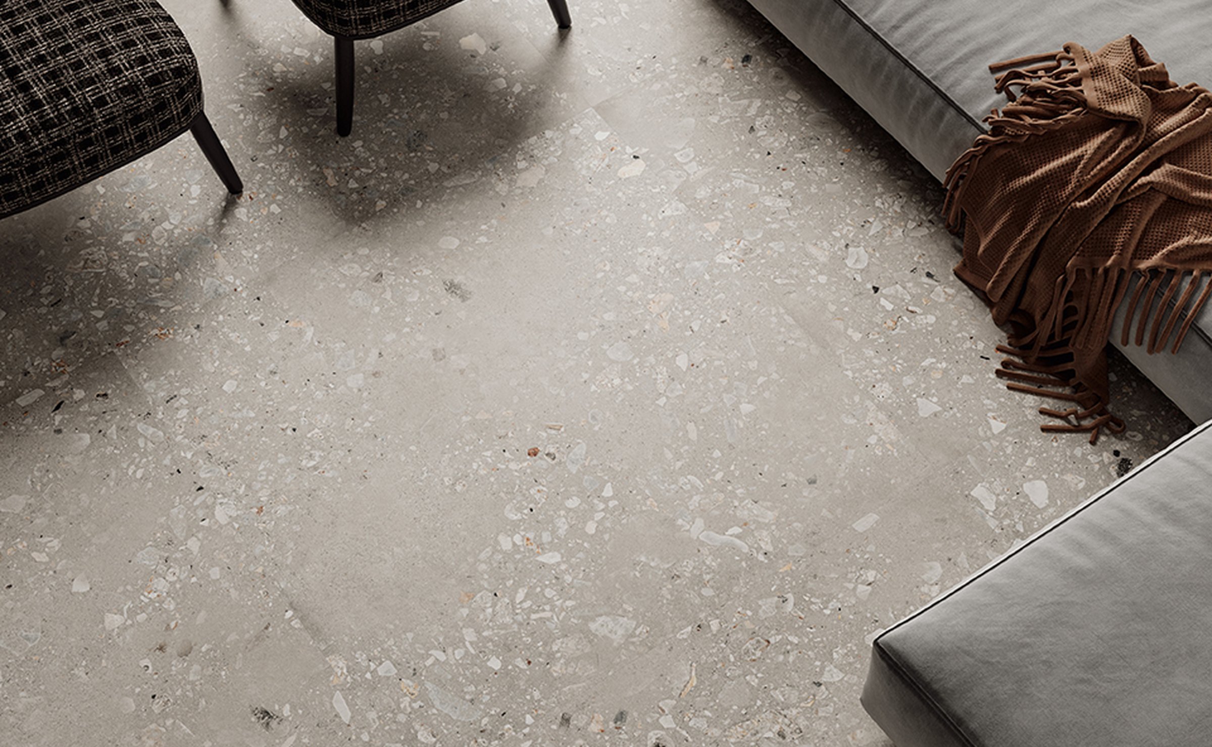 Logico: Concrete effect stoneware