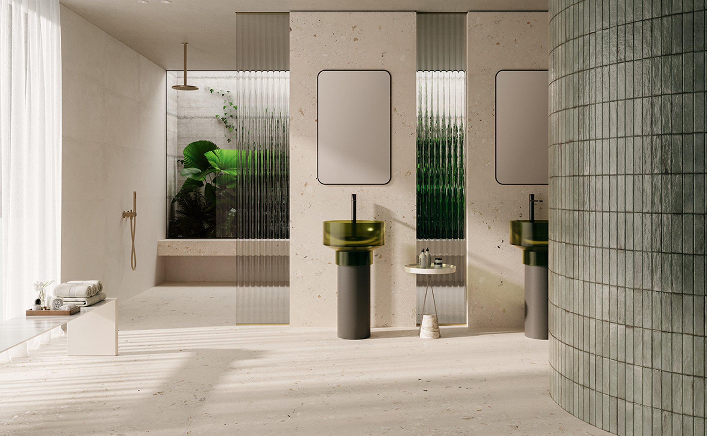 Logico: Concrete effect stoneware