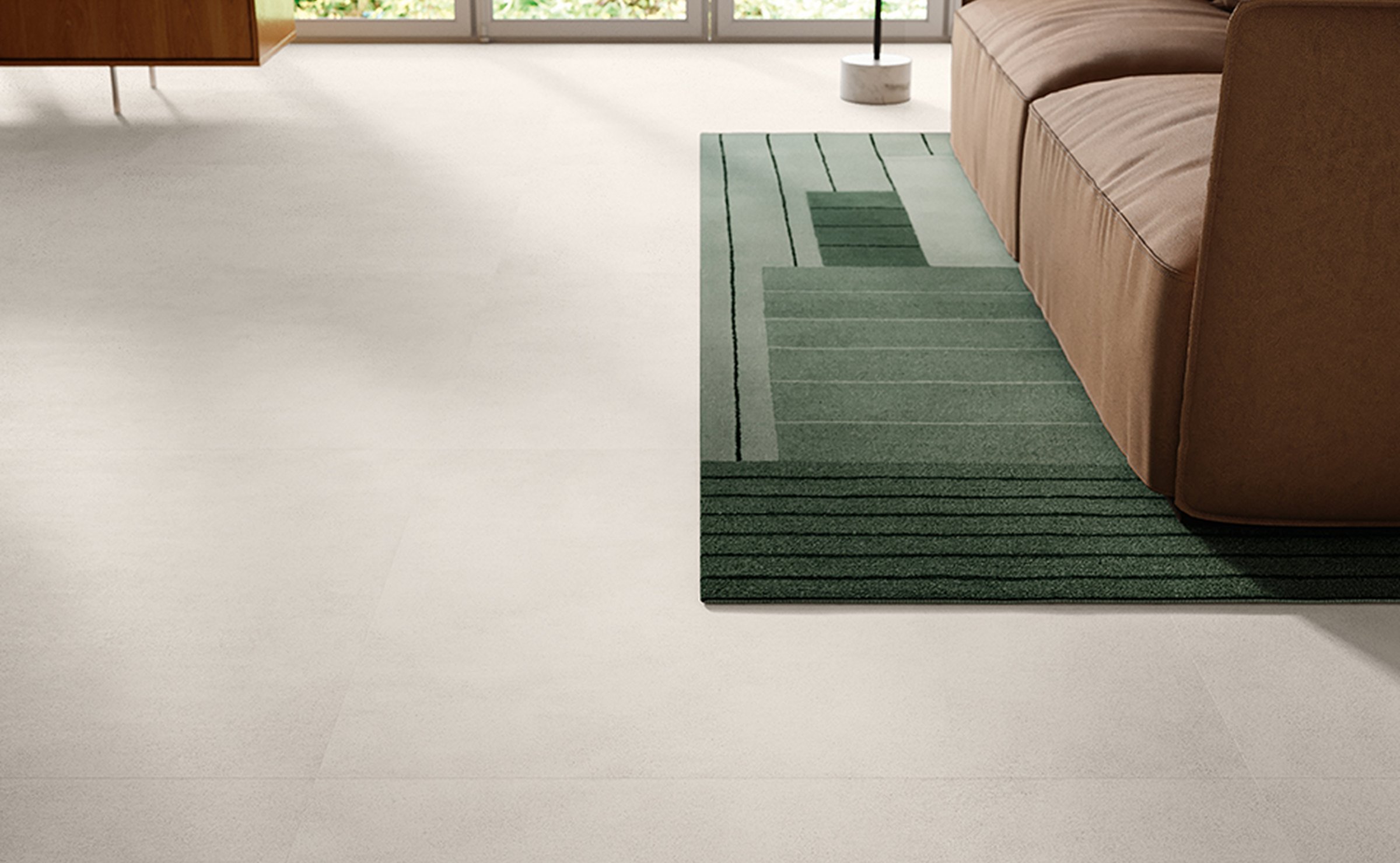 Sable : grès cérame effet béton