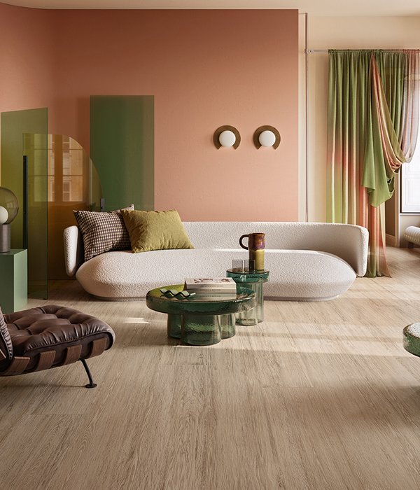 Sunwood : grès effet bois moderne