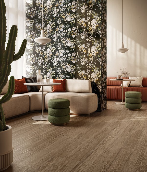 Sunwood : grès effet bois moderne